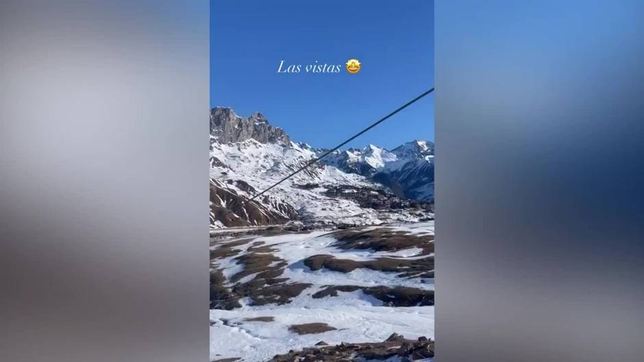 Anna Ferrer se escapa a esquiar a Formigal y coincide con Victoria Federica