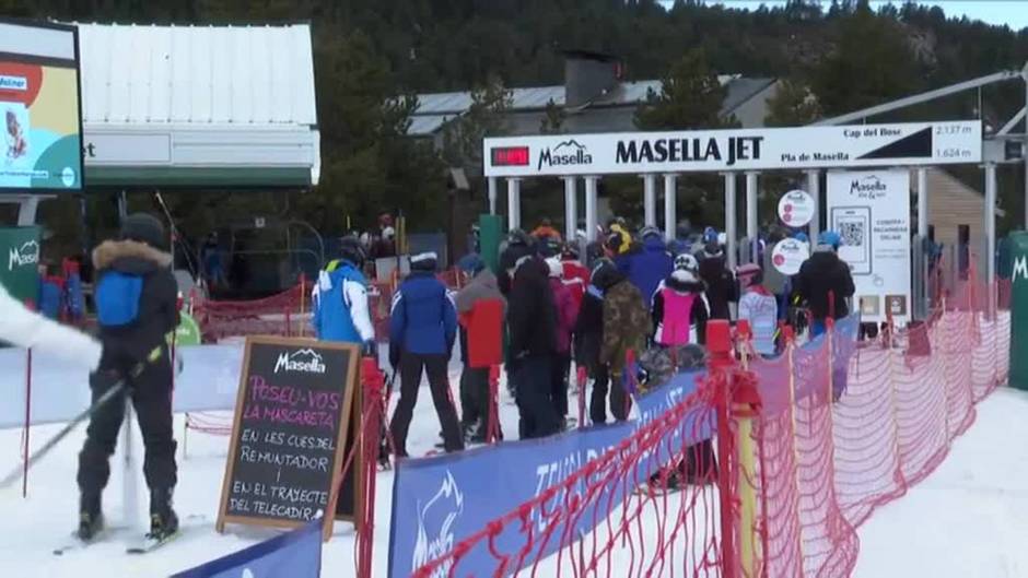 Arranca una temporada de esquí con niveles de hace dos años