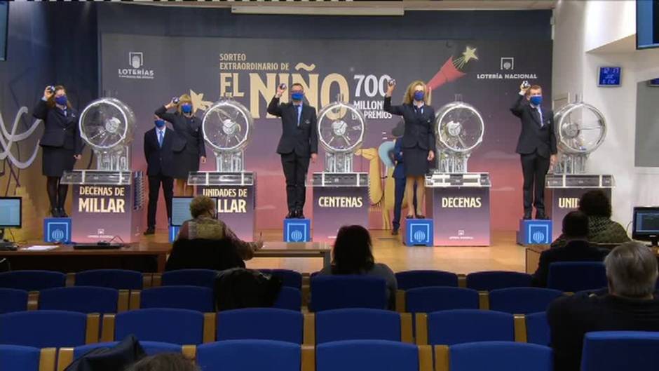 41.665: El gordo de La lotería de 'El Niño'