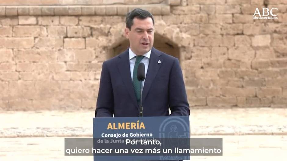 Juanma Moreno detalla el porcentaje de ingresados por Covid sin vacunar