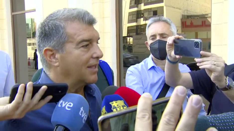 Laporta: "Nuestra baza es la juventud y las ganas de sentir el orgullo de ganar un clásico"