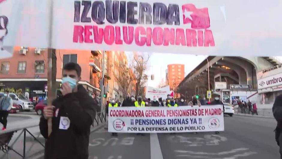 Marchas a favor de los trabajadores del metal en Madrid