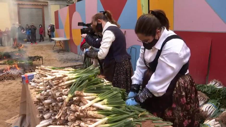 Valls celebra a lo grande su tradicional Festa de la Calçotada