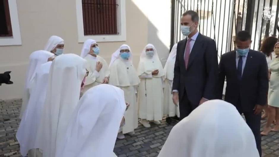 Felipe VI visita la ciudad de San Juan de Puerto Rico en el quinto centenario de su fundación