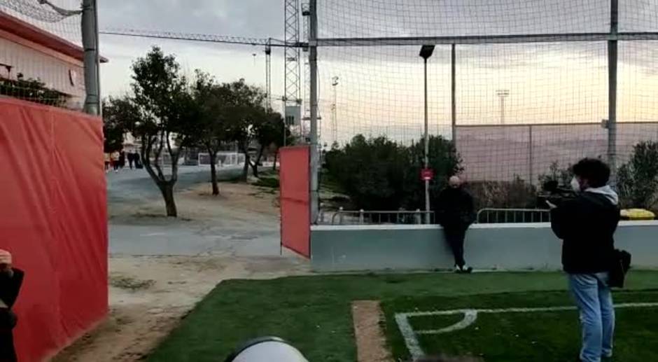 Entrenamiento vespertino del Sevilla FC de este jueves
