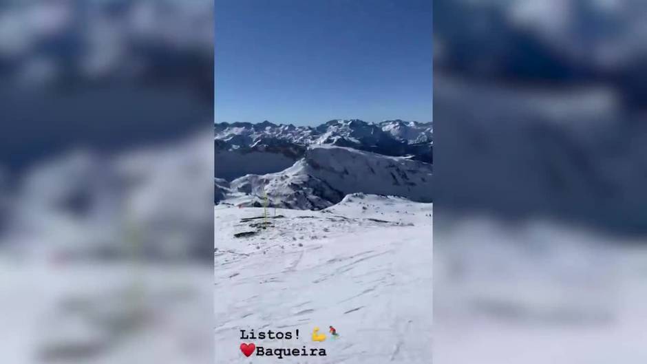 Jesús Vázquez exprime la nieve de Baqueira antes de su estreno televisivo del lunes