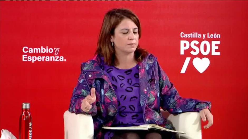 Lastra acusa al PP de Mañueco de "mercadear" con los derechos de las mujeres en CyL