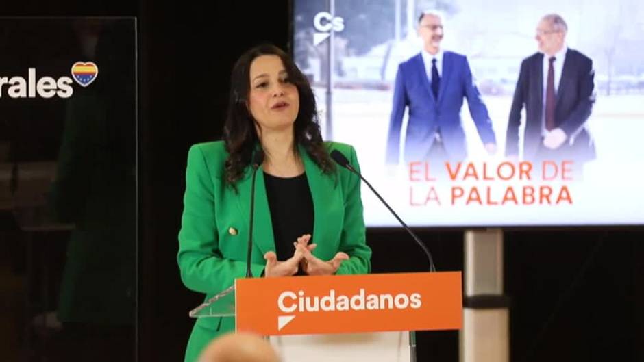 Arrimadas arremete contra PP y PSOE en CyL: "Llevan toda la vida vendiendo mentiras"