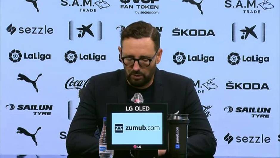 Bordalás: "No entendemos cómo unos agarrones se pitan y otros no"