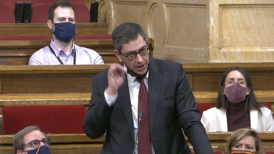 Un diputado de Vox llama "hijo de puta" a Aragonès durante la sesión de control en el Parlament