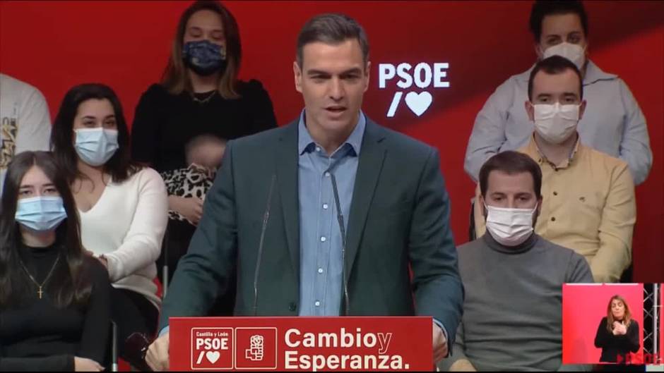 Sanchez ve al PSOE como única alternativa a un gobierno del PP y Vox