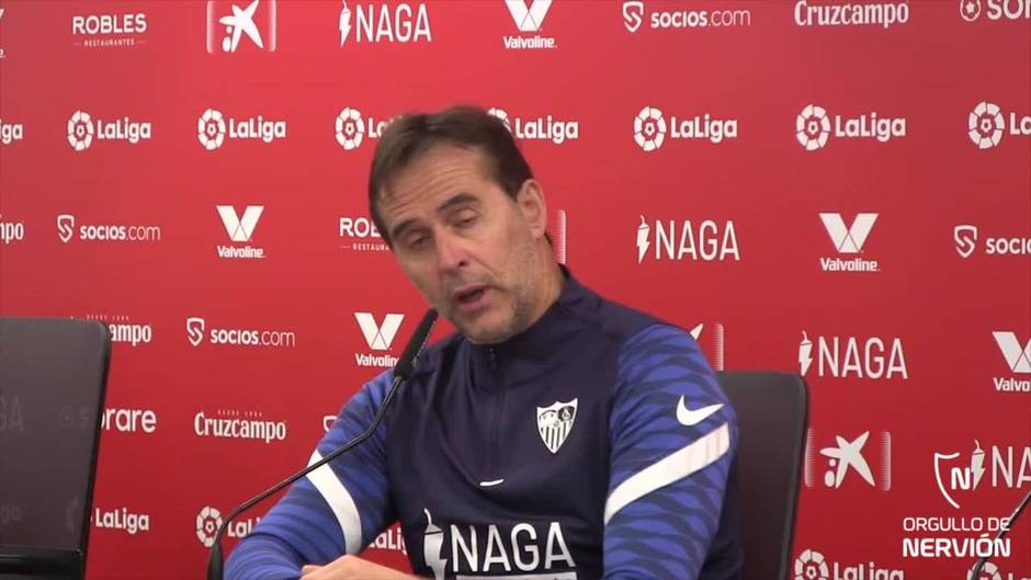 Lopetegui descarta a Montiel y Navas contra el Elche, espera a Ocampos y cuenta ya con Delaney