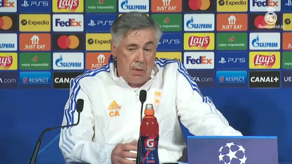 Ancelotti: "Si Karim está bien, está claro que tiene que jugar"