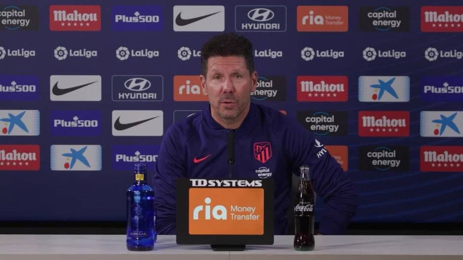 Simeone: «Estoy en un gran club donde quiero estar y miro al futuro»