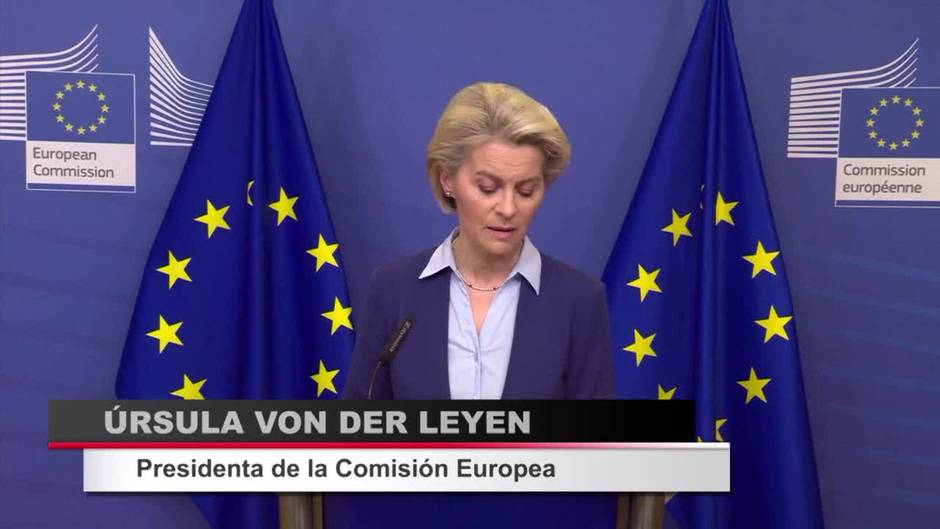 Von der Leyen anuncia sanciones a Rusia tras el reconocimiento de Donetsk y Lugansk