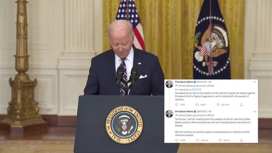 Los líderes mundiales condenan el ataque de Rusia a Ucrania