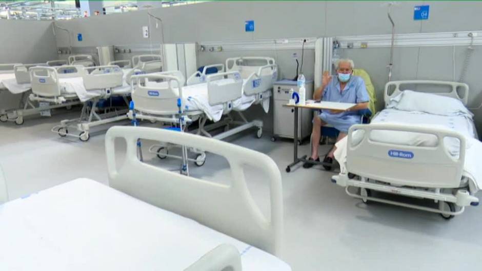 La bajada de la incidencia vacía hospitales como el Isabel Zendal de Madrid