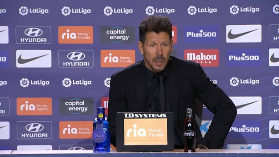 Simeone: "La competencia interna crece y eso es lo mejor que nos puede pasar"