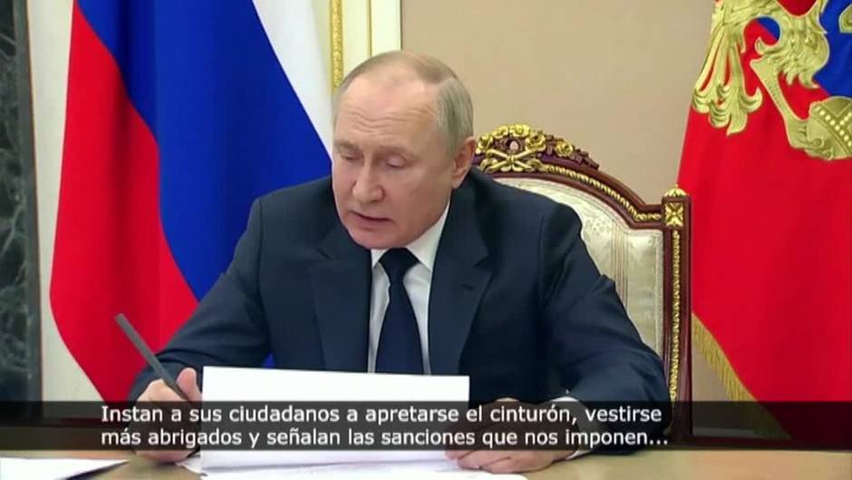 Putin recomienda a Europa que se "apriete el cinturón y se abrigue más" para no depender tanto de la energía rusa