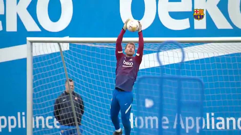 El Barça ya prepara el encuentro de liga ante el Osasuna