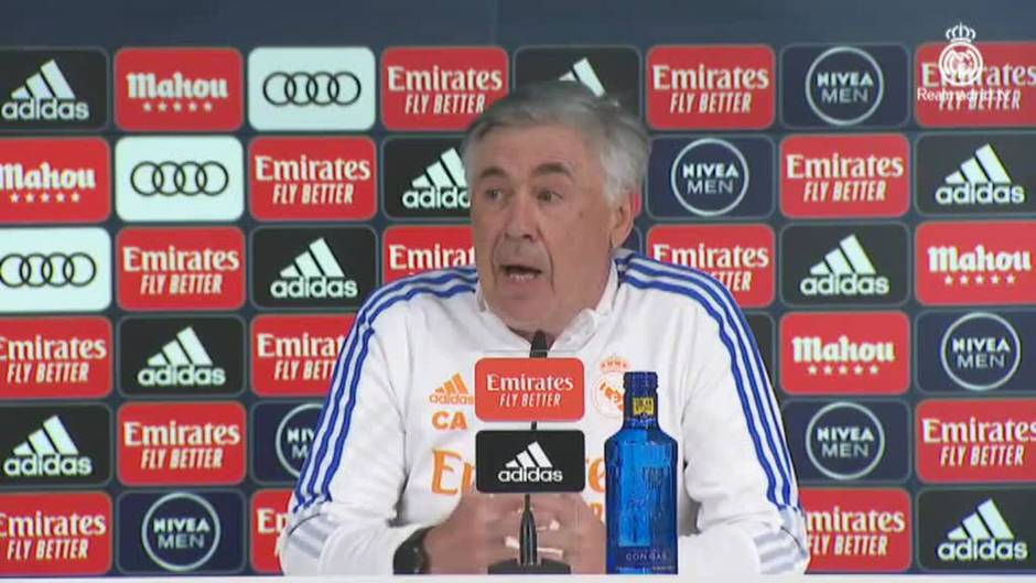 Ancelotti: "En el equipo no hay euforia, solo son octavos de final de la Champions"