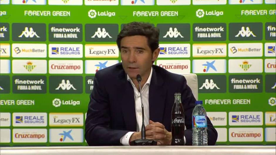 Marcelino: "No tengo ningún pero que poner a los jugadores"