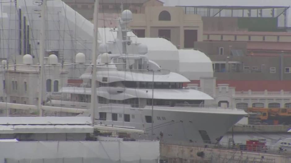 El Gobierno retiene en Barcelona el megayate 'Valerie' por las sanciones a Rusia