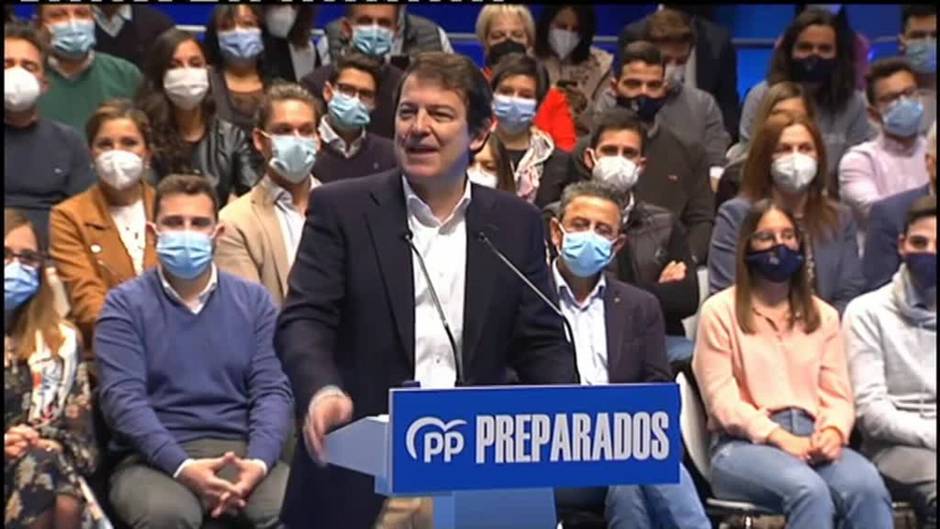 Mañueco promete un Gobierno "eficaz" y "sin complejos" en Castilla y León