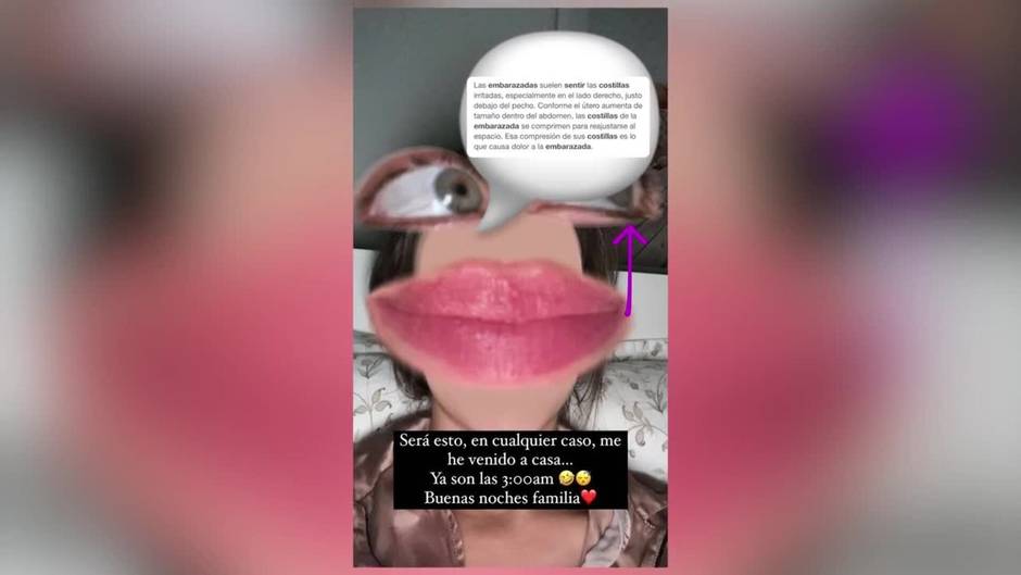 Violeta Mangriñán no acude al concierto de su novio por dolores en el embarazo
