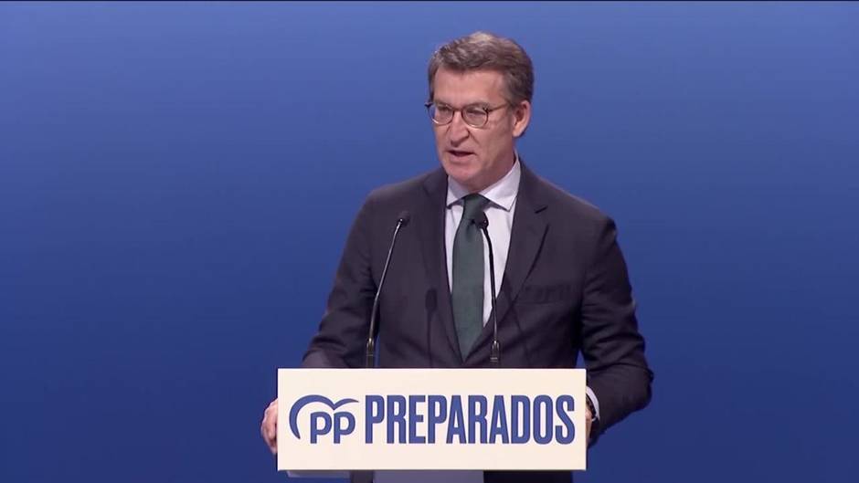 Feijóo, tras ser elegido presidente del PP: "Lo importante ahora es seguir juntos"