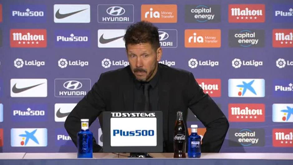 Simeone: "Lo mejor que nos pudo haber pasado es que el gol llegara rápido"