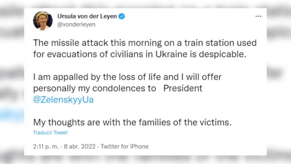 La UE promete "justicia" frente a los responsables de las masacres de Bucha y Kramatorsk