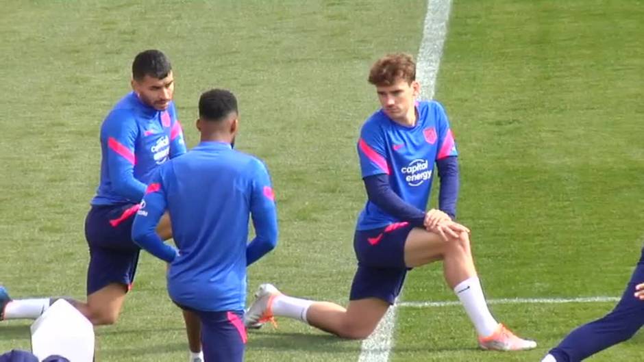 El Atleti vuelve a los entrenamientos tras su derrota este sábado en Mallorca