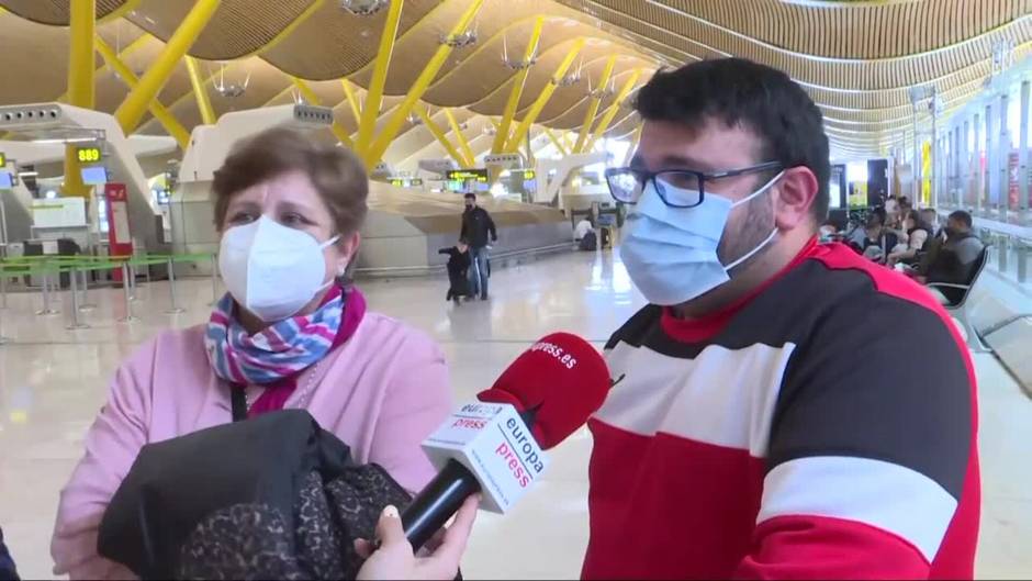 Operación salida de Semana Santa en Barajas