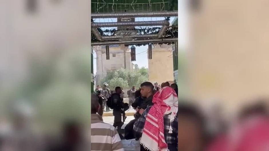 Más de 150 palestinos heridos en la mezquita Al Aqsa (Jerusalén)