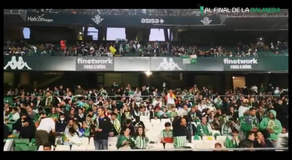 Ambiente de final en el estadio Benito Villamarín