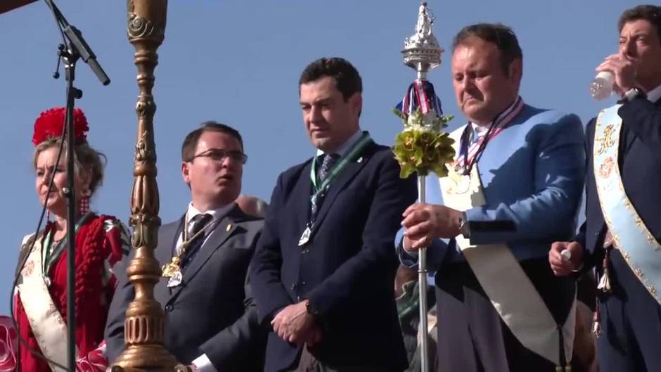 Moreno valora como día de "emoción y reencuentro" la procesión de la Virgen de la Cabeza