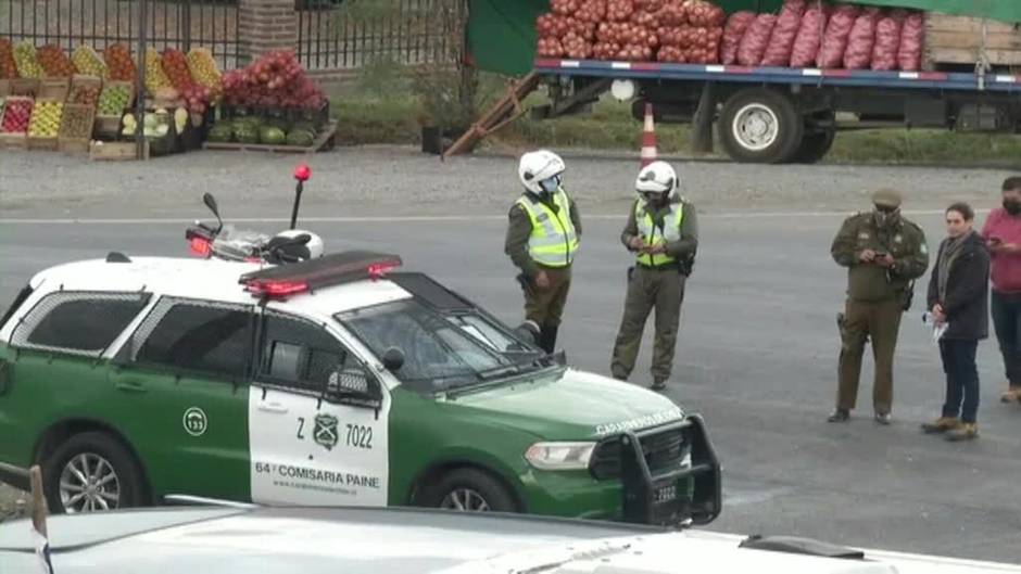 Los camioneros chilenos protestan contra el aumento de la inseguridad