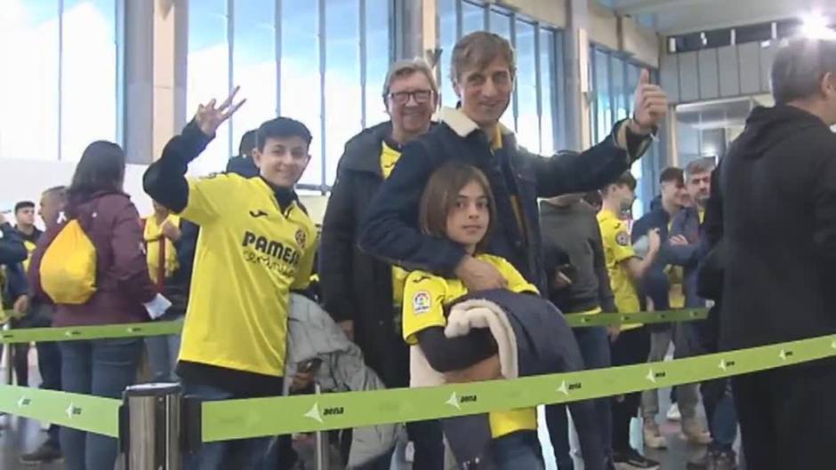 Miles de aficionados del Villarreal viajan a Liverpool