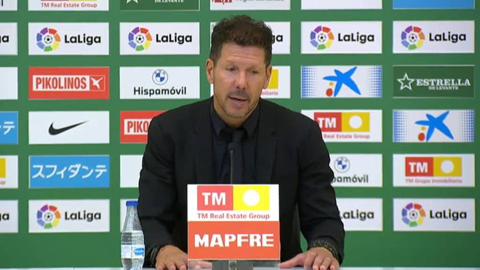 Simeone: "Estoy agradecido porque el club afrontó las dificultades con equilibrio"