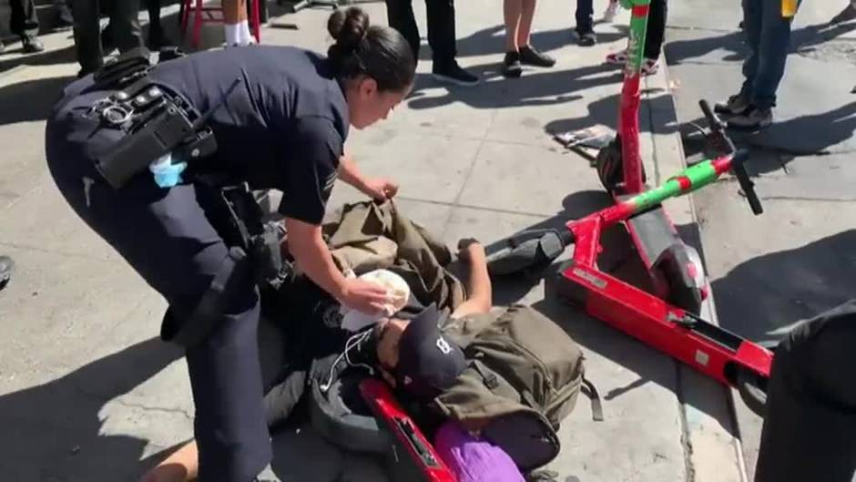 Un muerto en un tiroteo en un mercado de Los Angeles