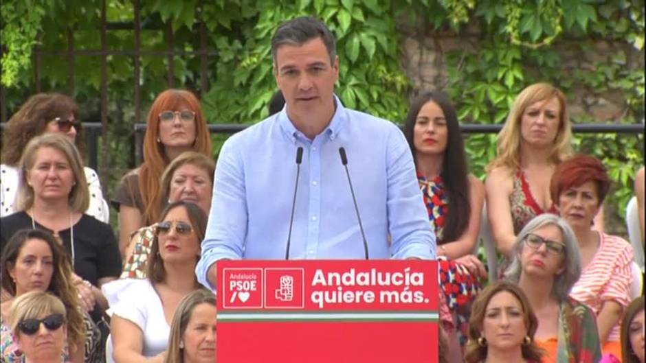 Pedro Sánchez: "España sale adelante. Es el éxito de los españoles y el gran fracaso de la derecha y la ultraderecha"