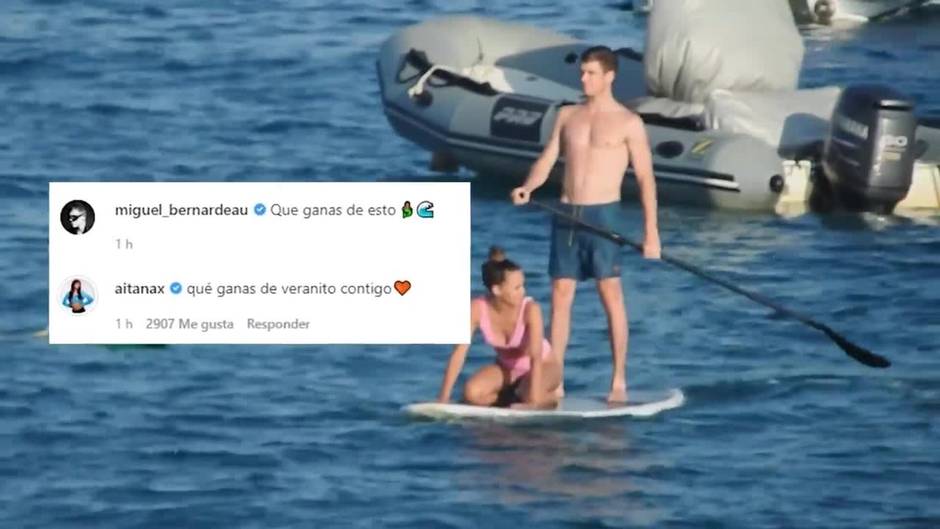 Aitana y Miguel Bernardeu comparten su álbum de fotos más veraniego