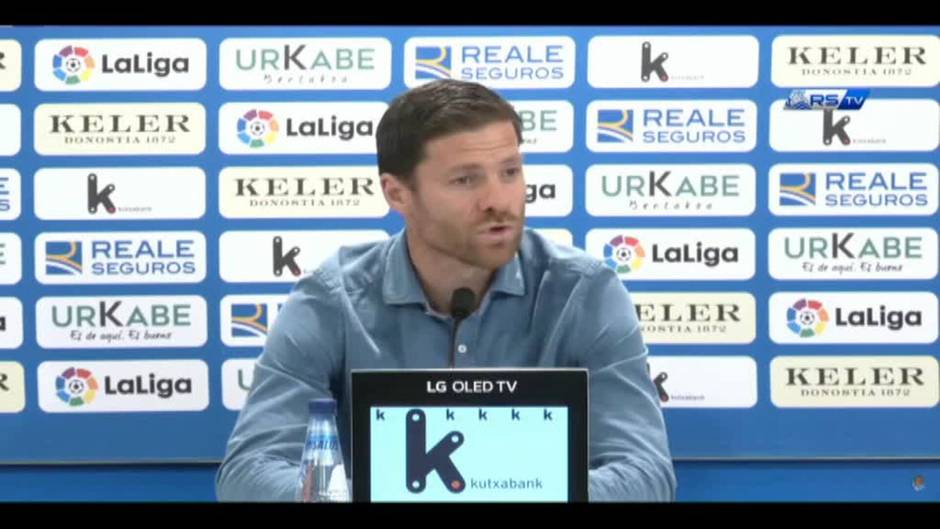 Xabi Alonso se despide como técnico de la Real Sociedad B