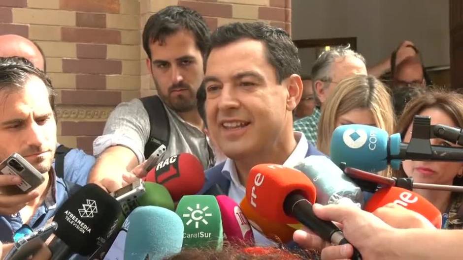 Juanma Moreno Bonilla: "Pido a los ciudadanos que voten"
