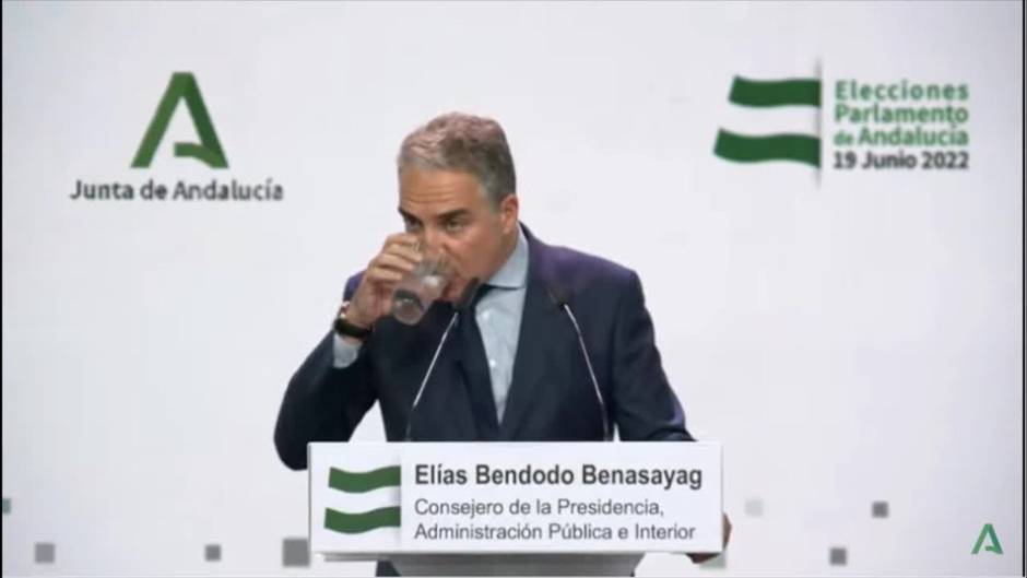 Bendodo informa de los resultados con el 96% escrutado