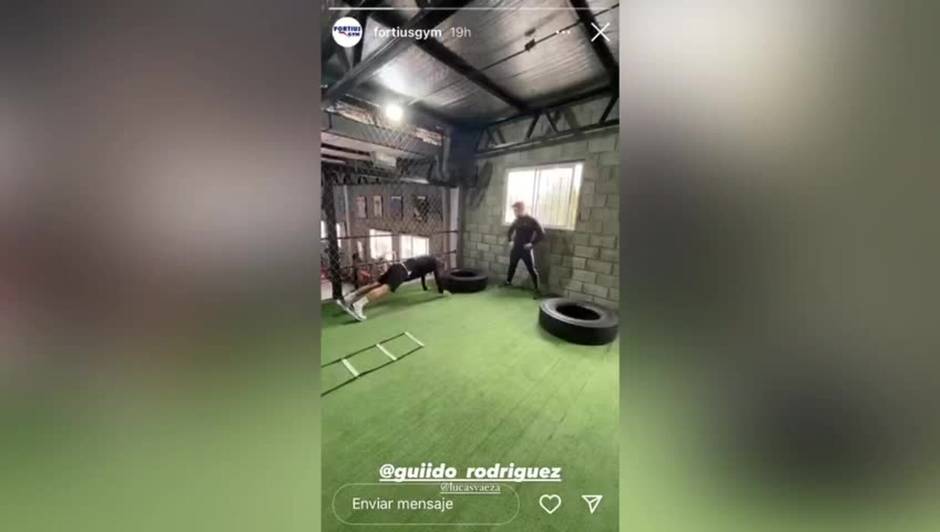 El exigente entrenamiento de Guido Rodríguez durante sus vacaciones