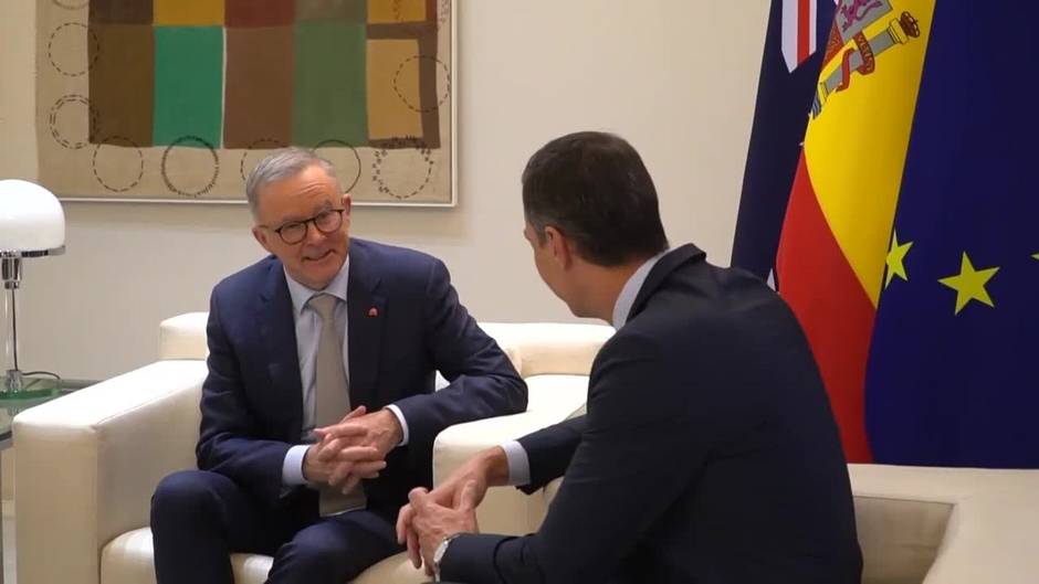 Sánchez se reúne con el primer ministro de Australia, Anthony Albanese