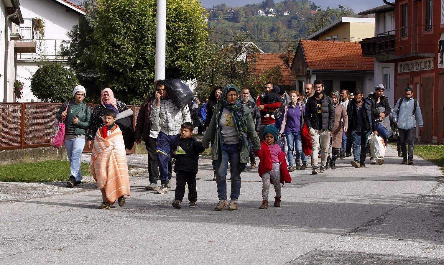 Eslovenia vive una jornada intensa en el éxodo de los refugiados