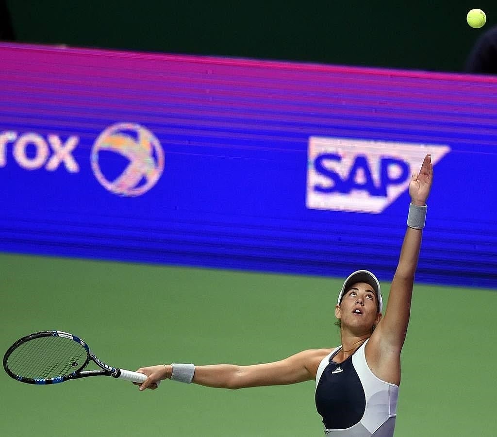 Muguruza-Safarova, en imágenes. 